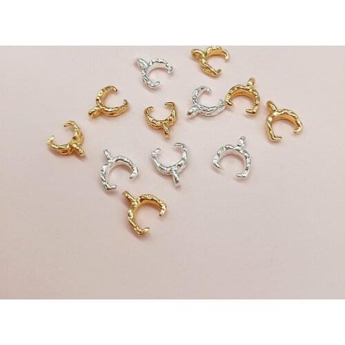 50 Pieces 8*9.5mm Metal Claw Clasp Pendant Bracelet Necklace Making Diy Jewelry Accessories
