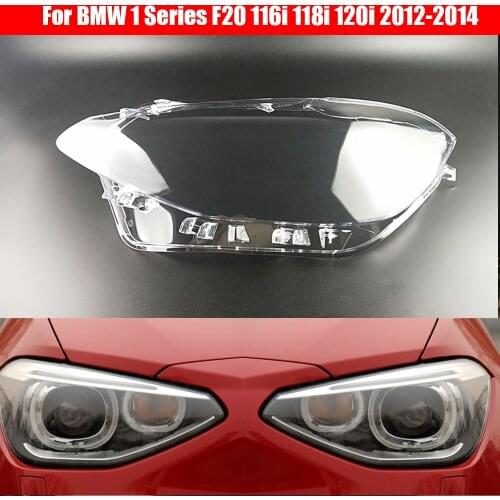 Car Headlamp Lens For BMW 1 Series F20 116i 118i 120i 2012 2013 2014 Car Headlight Headlamp Lens Auto Shell Cover