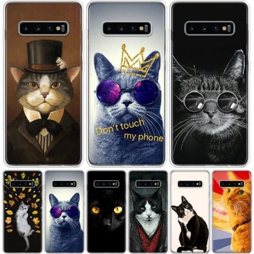 Lovely Cat Phone Case For Samsung Galaxy A50 A70 A30S A51 A71 A10 A20E A40 A90 A20S M30S A6 A7 A8 A9 Plus Coque