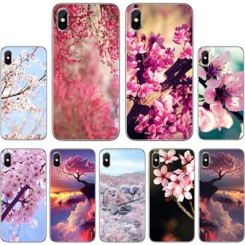 Pink-sakura-Flower-Japan-Cherry-blossoms For Samsung Galaxy S10E S20 FE Note 10 20 Edge Lite Plus Ultra Alpha Core Prime Cover