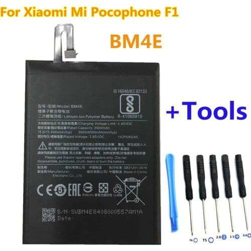 + Tools ! BM3A BM3B BM35 BM4E Battery For Xiaomi Mi Note 3 MIX 2 2S MIX2 S Redmi Note 8 Redmi 7 Note 6 Pocophone F1 Smart phone