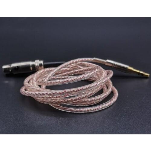 100% High quality copper silver plated hybrid braided wire Headphone upgrade Cable For Q701 K702 K267 K712 K271 K24 Headphone