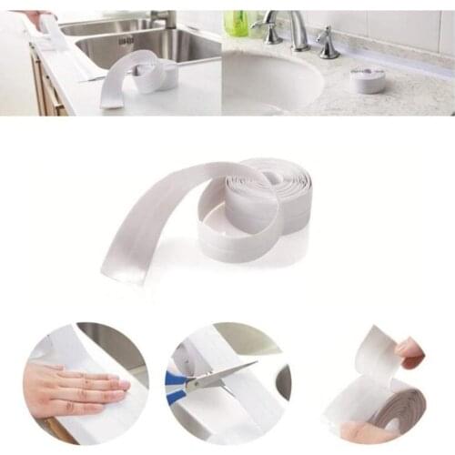 Tape Caulk Strip Self Adhesive Caulking Sealing Tape for Kitchen Sink Bathroom Hotel Toilet