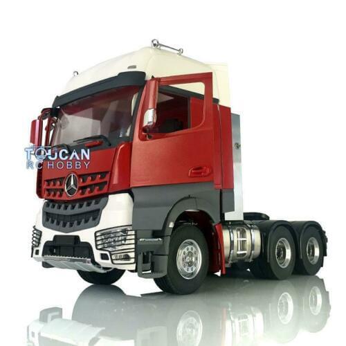 LESU 1/14 RC Metal 6*6 Chassis Hercul Painted Arco Cabin Tractor Truck Motor THZH0825-SMT2