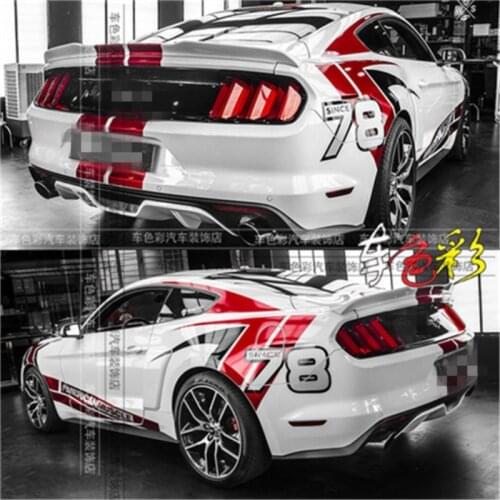 Car stickers FOR Ford Mustang body exterior fashion sports decal modification