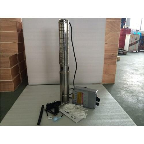 4 inch DC24v Max.flow 5500L/H 304 stainless steel impeller pump body bomba farm irrigation solar water pump 4SPSC5.5/38-D24/400