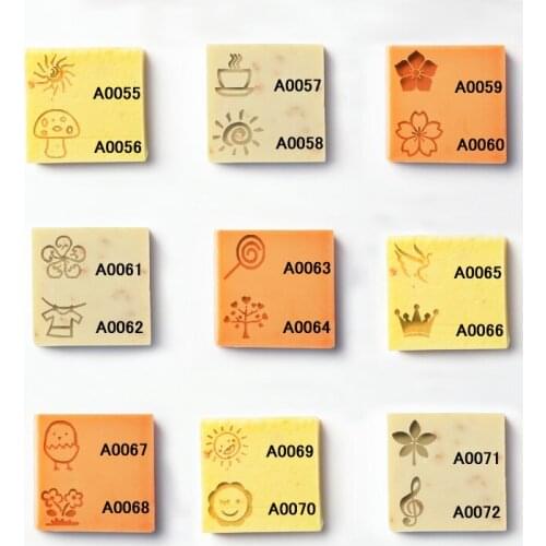 Natural handmade soap standard Mini soap diy stamp seal chapter2*2cm