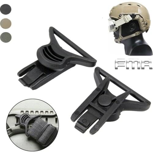 FMA Goggle Swivel Clips Set For Helmet Vision Side Rails Tactical Paintball Airsoft Helmet Accessories Side Mount Fasten Buckle