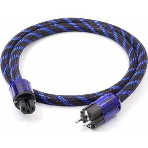 OEM Power cable 4n OFC EU/US/UK Rhodium /Gold plated Hi-End Hifi Audio Power Cable Power Cord