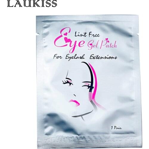 Wholesale Beauty Head Patches for Eyelash Extension Eye Pads Golden Under Individual Eye Lash Non-woven Makeup Eyelash Extension