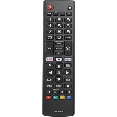 English Version Tv Remote Control Replacement Portable Wireless Remote Control for LG AKB75095307 Smart LED LCD TV