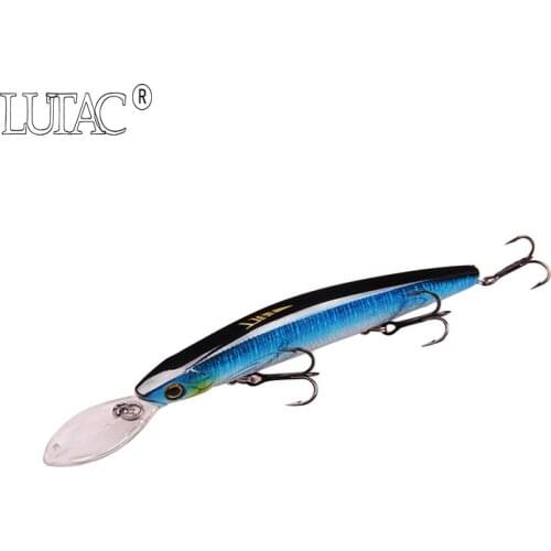 LUTAC Fishing Minnow Lure Wholesale Floating Long Casting 95mm 9.5g Trolling Jerkbait