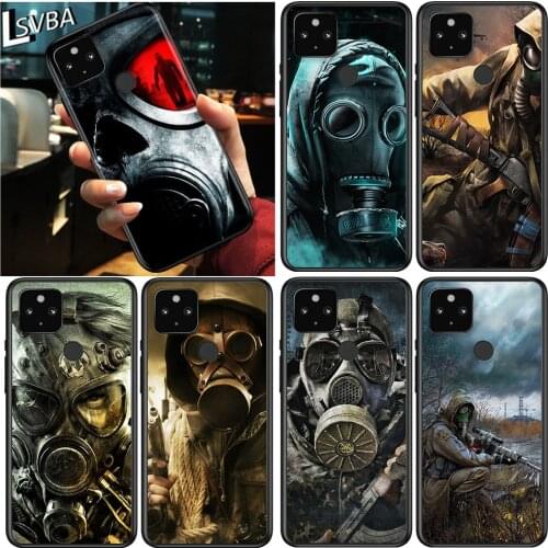 Stalker Clear sky Shockproof Cover for Google Pixel 5 4 4A XL 5G Black Phone Case Shell Soft Fundas Coque Capa