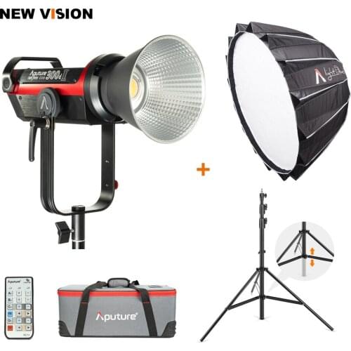 Aputure LS C300d 2 300d II LED Video Light COB Light 5500K Daylight Bowens Outdoor Studio Light Photography Lighting for Youtube