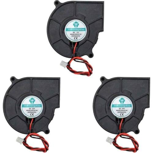3D Printer Cooling Fan 5015 50x50x15mm Centrifugal Blower Fan 5V 12V 24V 2-Pin Brushless Cooling Cooler Fan