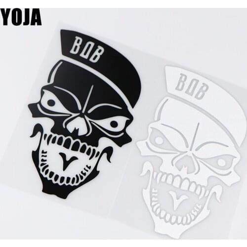YOJA 10.5X17.8CM Skull Personality Whole Body Decoraiton Car Sticker Accessorise ZT4-0245