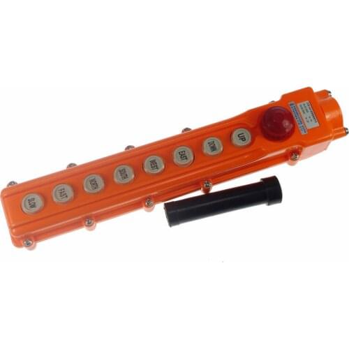 1)For Hoist & Crane Pendant Control Station Push Button Switch Up-Down COB-64H