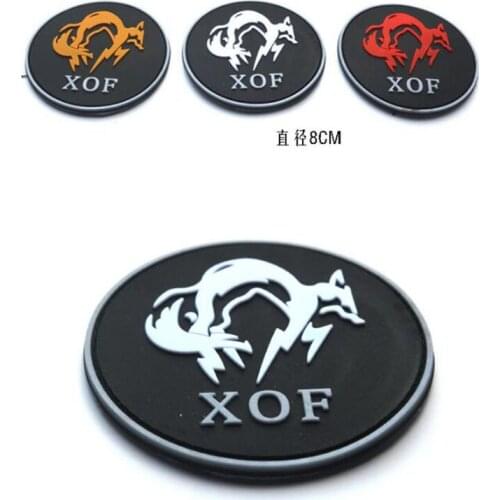 1 Piece Of PVC Waterproof Patch Alloy Equipment Solid State/Metal Equipment/Magnesium Alloy Special Forces Military Badge