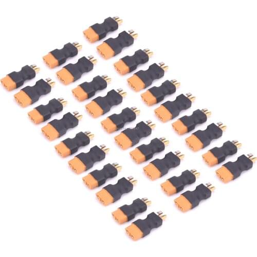10 / 20 PCS RC XT60 Female To Male Deans T plug Connector Adapter Car Plane Heli Lipo Battery ESC
