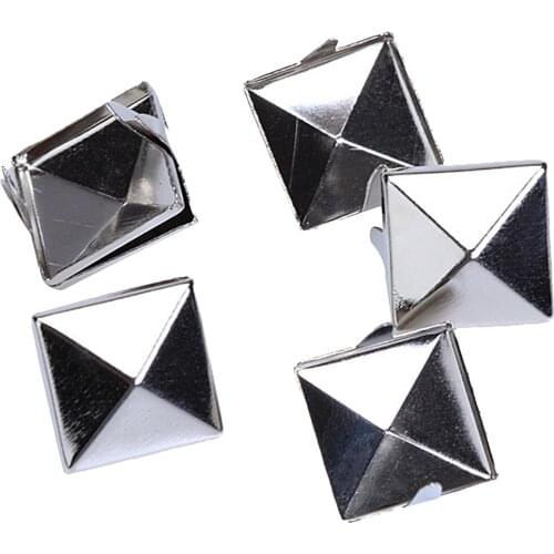 100x 12mm Metal DIY Pyramid Rivets Decorative Rivets Gothic TOP