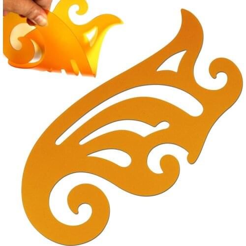 30 CM yellow curve ruler soft 30 cm curve plate / Cloud Ruler / Cloud Ruler / design drawing ruler