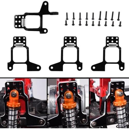 4Pcs Shock Absorber Suspension Bracket For 1/10 Traxxas Trx4 Rc Cars Aluminum Alloy Porous Crawler Car