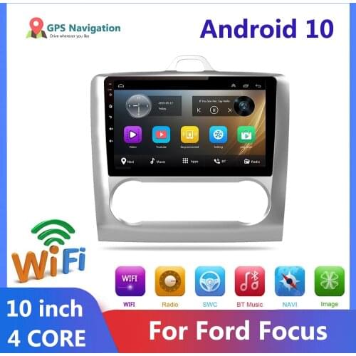 Car Radio For Ford Focus Exi AT 2004-2011 2Din Android Multimedia Video Player GPS Navigation Autoradio Stereo 2 din