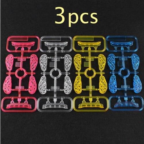 Free Shipping 3 Sets Transparent Chassis Front Under Guard For Tamiya Mini 4WD Car Model 15405 Spare Parts