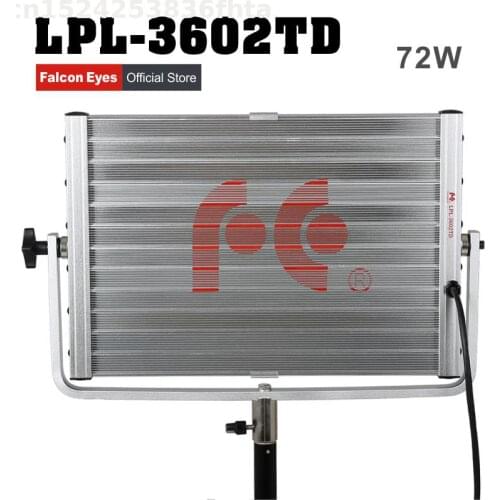 FalconEyes Diving Video Panel Light 72W Soft Daylight Photography Equipment LED Studio Photo Interview Lighting LPL-3602TD