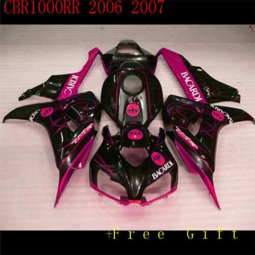 Purple flame black for CBR1000RR 06-07 CBR 1000 RR 06 07 2006 2007 CBR1000 2006-2007 ABS motorcycle fairing kit
