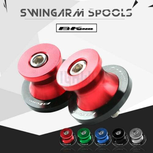 M8 Motorcycle CNC Frame Stands Screws sliders Swingarm Spools Slider for Suzuki GSX1300BK GSX1300 BK B-KING