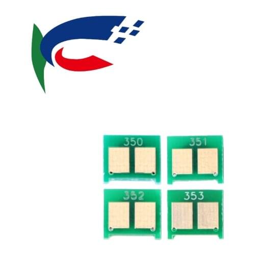 Set Toner cartridge chip CF350A CF351A CF353A CF352A For HP Color LaserJet Pro MFP M176n M177fw M176 M177fw 4 colors Toner chip