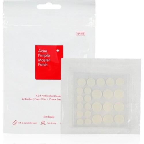 24pcs/Sheet Acne Patch Set Pimple Treatments Acne Pimple Master Patch Pimple Treatment Acne Stickers Acne Remover Tool