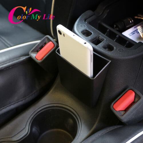 Color My Life ABS Car Armrest Storage Box Phone Cup Holder Container Glove Organizer for Jeep Renegade 2014 - 2020 Accessories