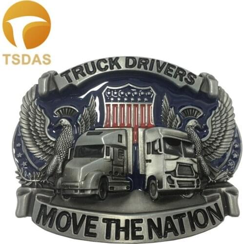Truck Drivers Silver Belt Buckles For Mens Fashion Accessories Metal Eagle Belt Buckle Head New Year Gift