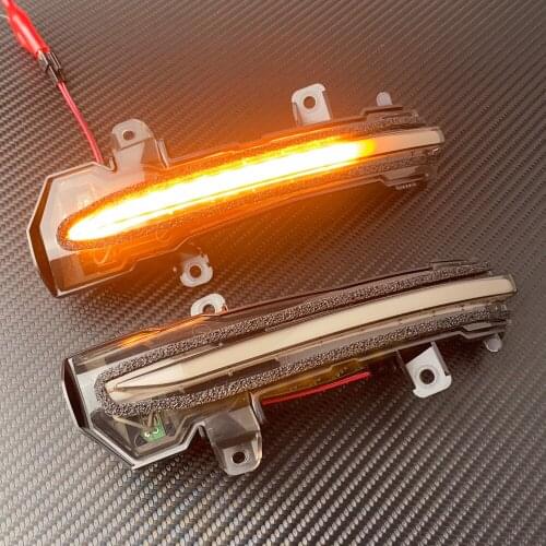 LED Dynamic Turn Signal Blinker Sequential Side Mirror Indicator Light Lamp Smoked Black For Nissan Kicks Note 2017 2018 e-Power