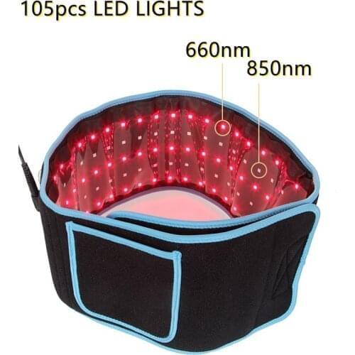 850nm Dual Wavelength Therapy Belts Lipo Laser Wrap Slimming Mat Red Led Light Far Infrared 360 Laser Lipo Belt For Weight Loss