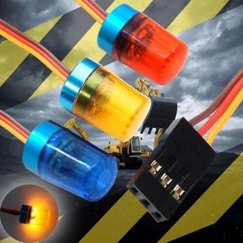 High Quality Ultra Bright RC Model Car Truck Police Flashing Rotating LED Light Model car warning lights Engineering lights