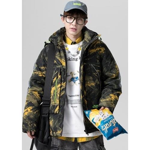 High quality men DODOStyle winter warm cotton jackets leisure loose Korean puffer down jacket