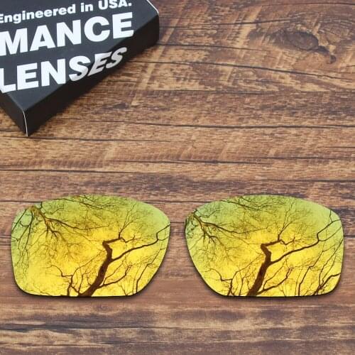 ToughAsNails Polarized Replacement Lenses for Oakley Big Taco Sunglasses Gold Mirrored Color (Lens Only)