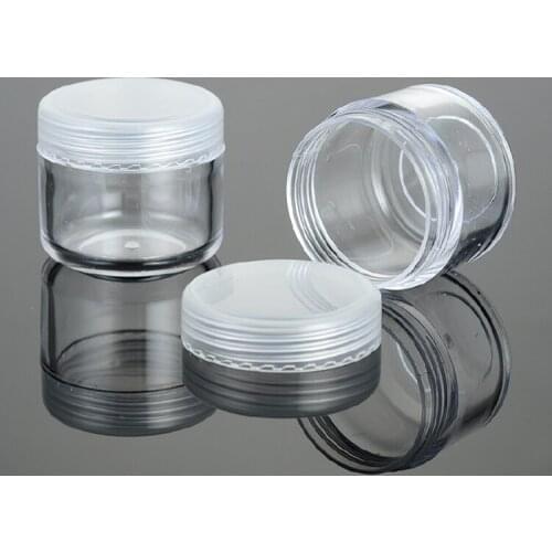 25pcs 10g Cosmetic Empty Jar Pot Eyeshadow Makeup Face Cream Container Bottle Acrylic for Creams Skin Care Products makeup tool