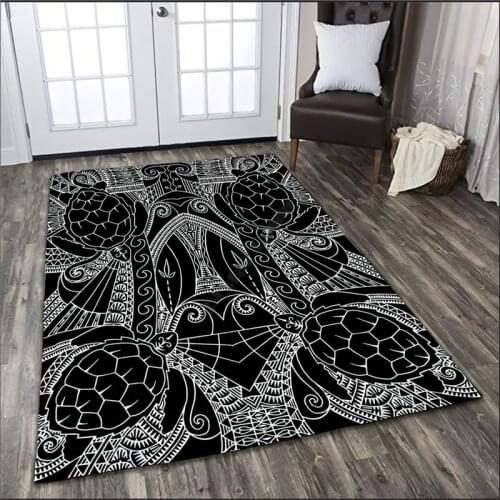 Aboriginal Turtles Draw Naidoc 2021 3D design Rug Non-slip Mat Dining Room Living Room Soft Bedroom Carpet