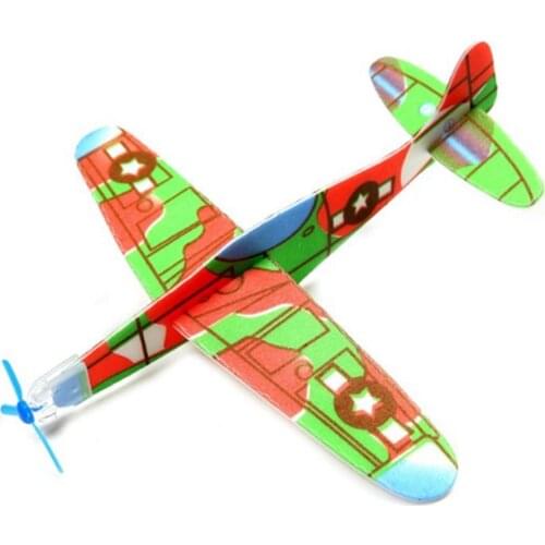 5Pcs DIY Hand Throw Flying Glider Foam Aeroplane Planes Model Children Toy Gift