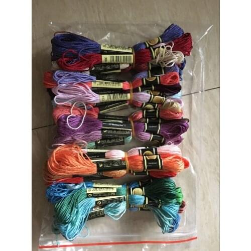 8TH JCS CXC threads Choose Any Thread Code From 447 Colors Freely 50 Pieces Of Thread Cross Stitch Thread---Similar With DMC