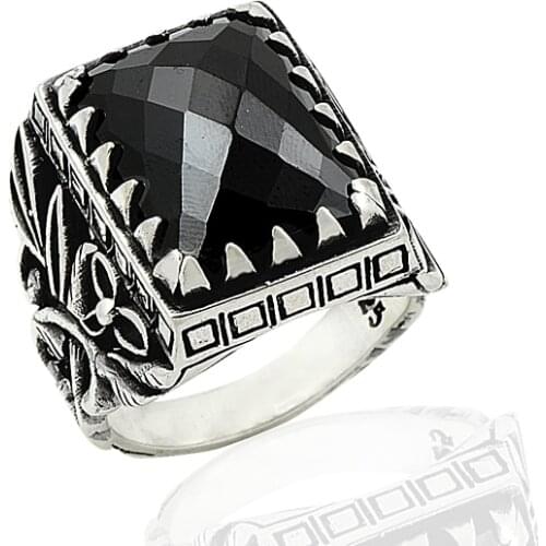 925 Silver Traditional Turkish Rings for Men