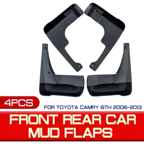Car Front Rear Car Mudguards Fender for Toyota Camry 6th 2006-2013 For Camry 2012-2018 Flare Mud Guard Flap Anti Splash Mudflap