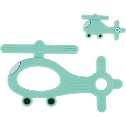 Baby Silicone Teether DIY Beads Food Grade Silicone Teething Necklace Pacifier DIY Bead Pendant BPA Free