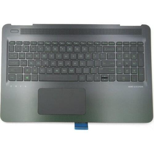 New For HP OMEN 15-AX200 15-AX243DX 15-AX252NR 15-AX253DX 15-AX250WM Keyboard + Palmrest Cover