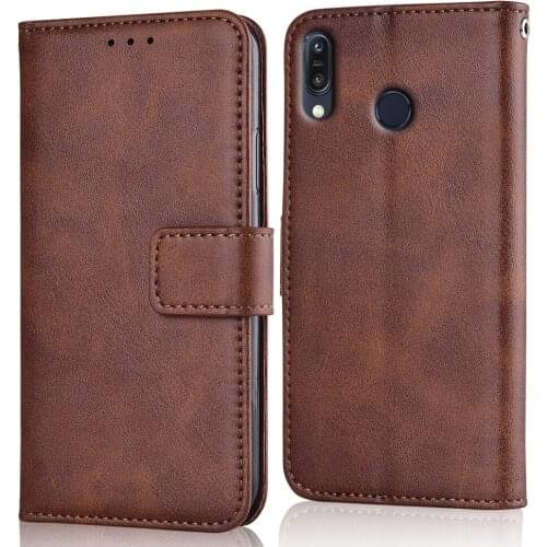 Flip Leather Wallet Case for On ASUS ZenFone Max M1 ZB555KL ZB 555KL ZB555 KL ZB556KL Case Back Cover for ZenFone Max M1 Case