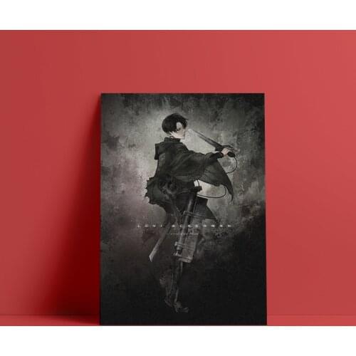 Levi Ackerman Attack on Titan Poster Painting Wall Art Canvas For Living Room Home Bedroom Study Dorm Art Decoration Prints